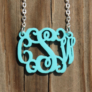 Floating Monogram Necklace