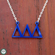 Greek Letters Floating Necklace