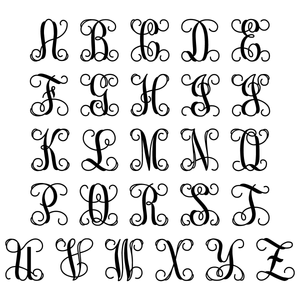 Floating Monogram Necklace
